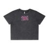 Wo's Stone Wash Heavy Crop Tee Thumbnail
