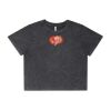 Wo's Stone Wash Heavy Crop Tee Thumbnail