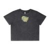 Wo's Stone Wash Heavy Crop Tee Thumbnail