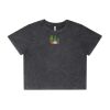 Wo's Stone Wash Heavy Crop Tee Thumbnail